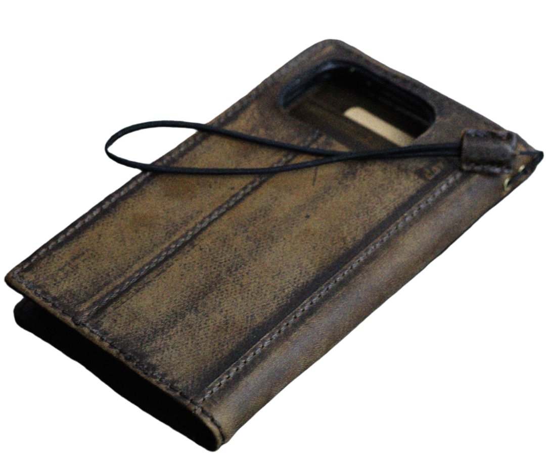ARICHI Premium Brown polish Leather Case for Google Pixel 10 Pro XL | Handmade Genuine Leather Wallet Cover