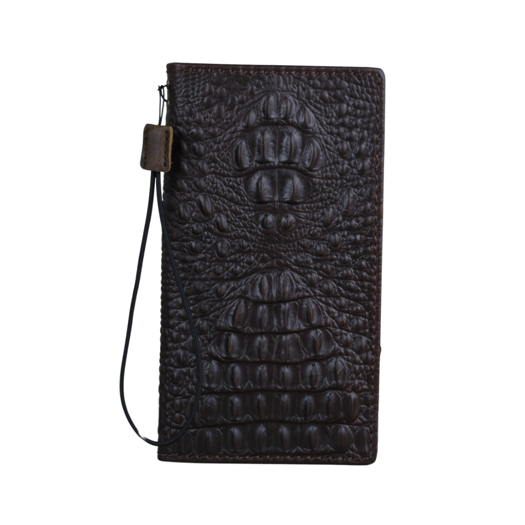 ARICHI Crocodile Embossed Leather Wallet Case for Google Pixel 9 8 7 6 Pro XL