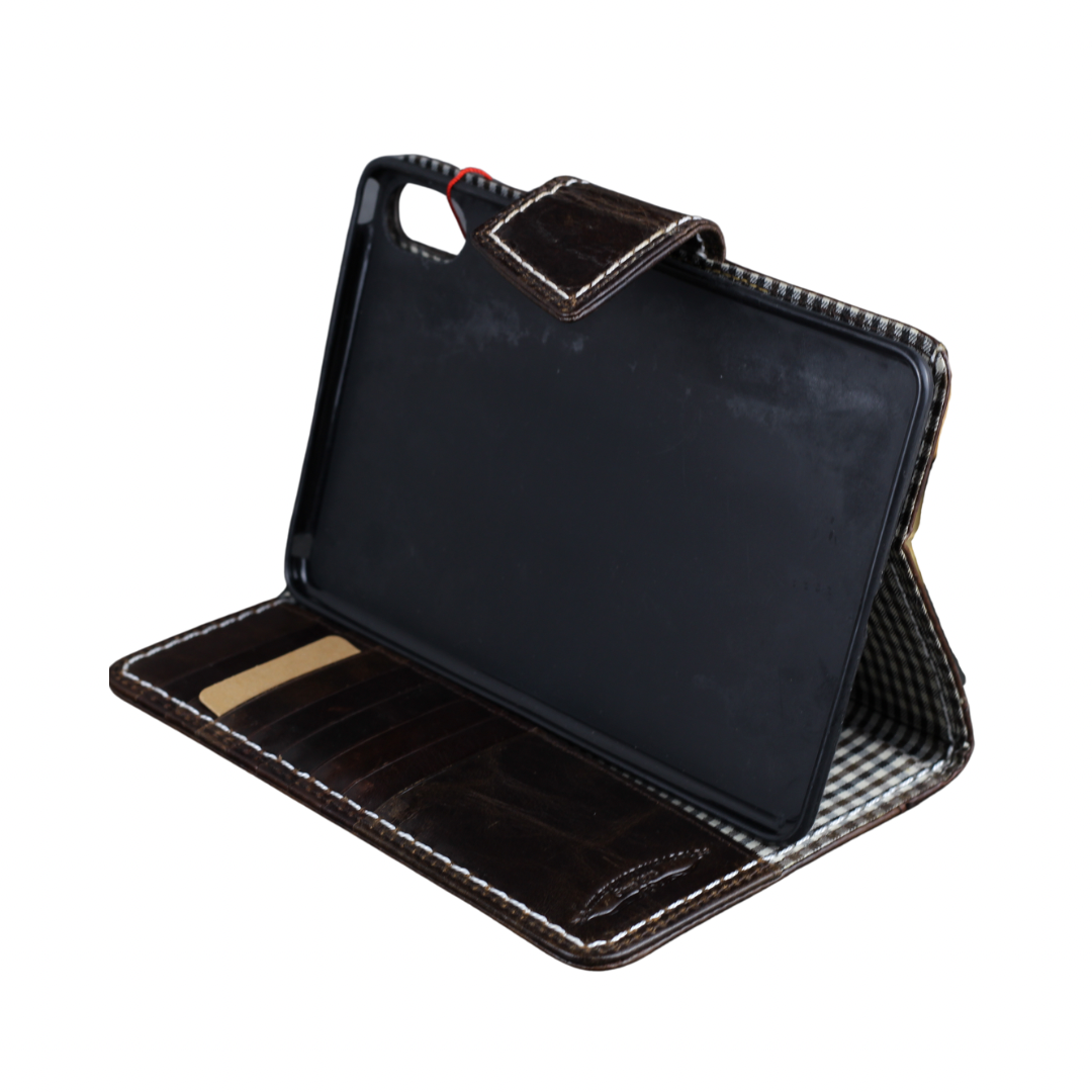 Genuine Leather iPad Case - Thick Stitched and Handmade