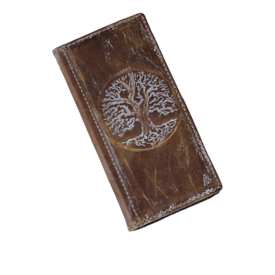 ARICHI Premium Genuine Leather Case for OnePlus Open, 8, 8 Pro, 9, 9 Pro, 12 | Handmade Polished Brown Luxury Cover