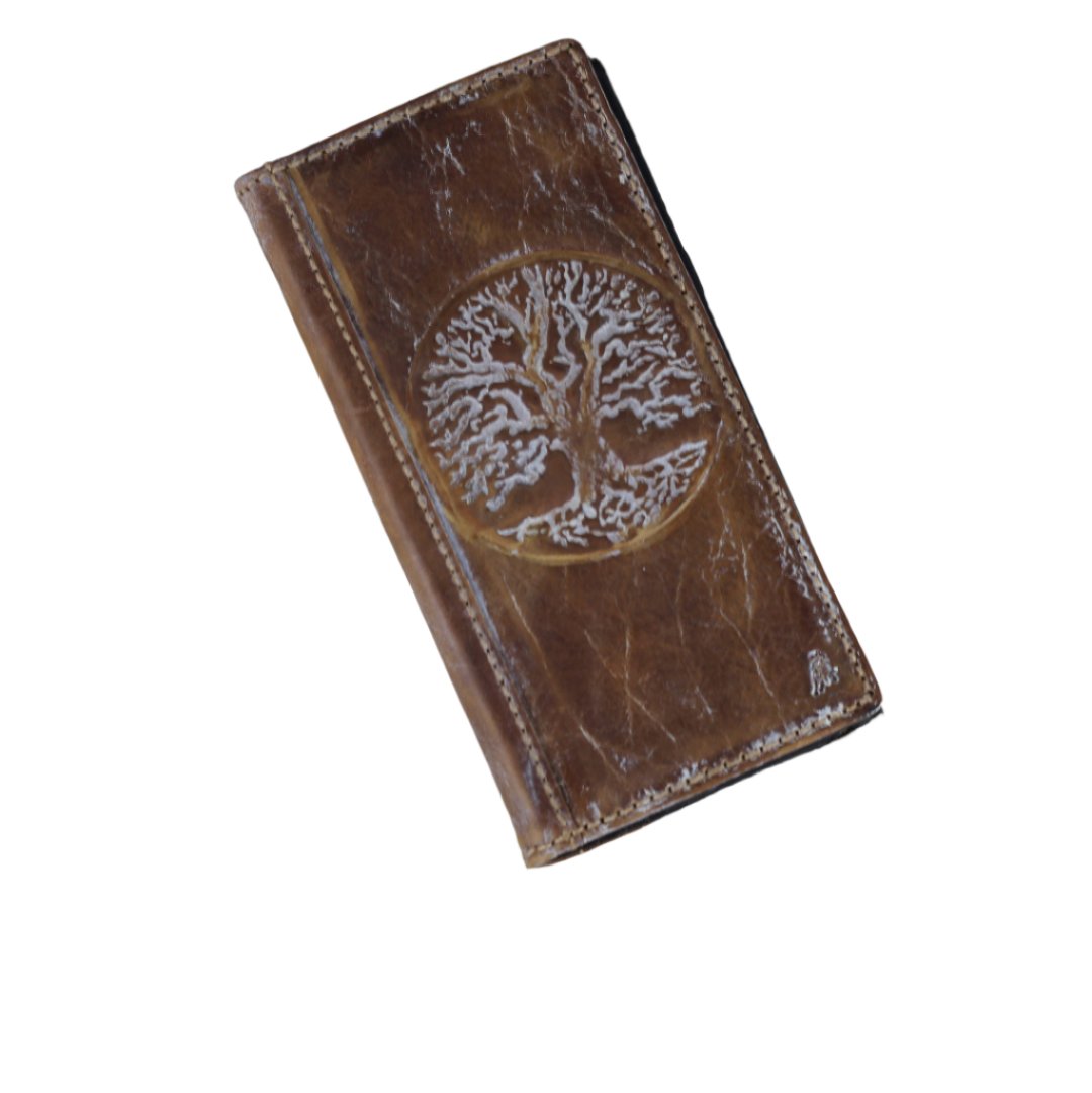 ARICHI Premium Genuine Leather Case for OnePlus Open, 8, 8 Pro, 9, 9 Pro, 12 | Handmade Polished Brown Luxury Cover