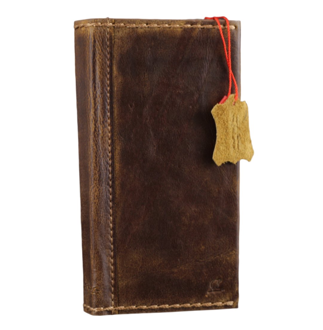 ARICHI Premium Leather Wallet Phone Case for OnePlus Open, 8, 8 Pro, 9, 9 Pro, and 12 - Handmade Vintage Book-Style Cover