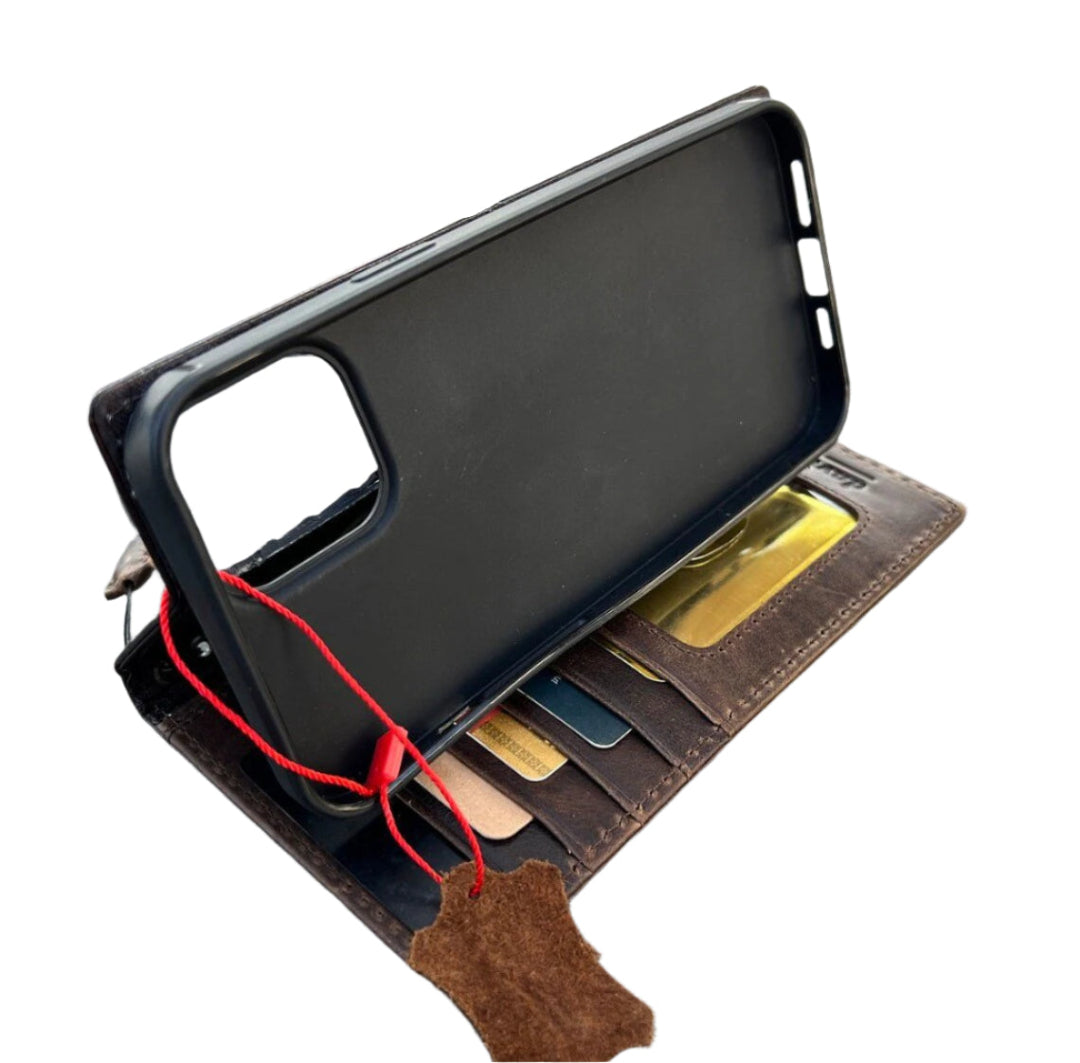 ARICHI Crocodile Embossed Leather Wallet Case for Google Pixel 9 8 7 6 Pro XL