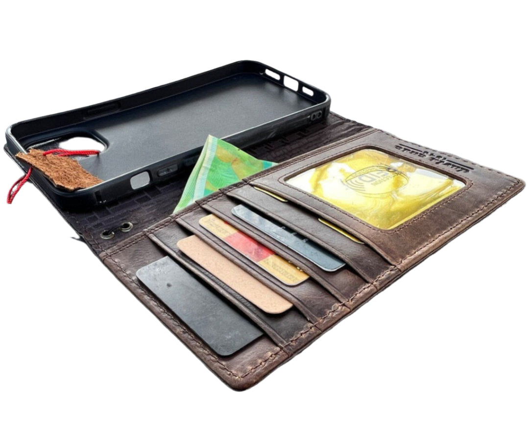 ARICHI Crocodile Embossed Leather Wallet Case for Google Pixel 9 8 7 6 Pro XL