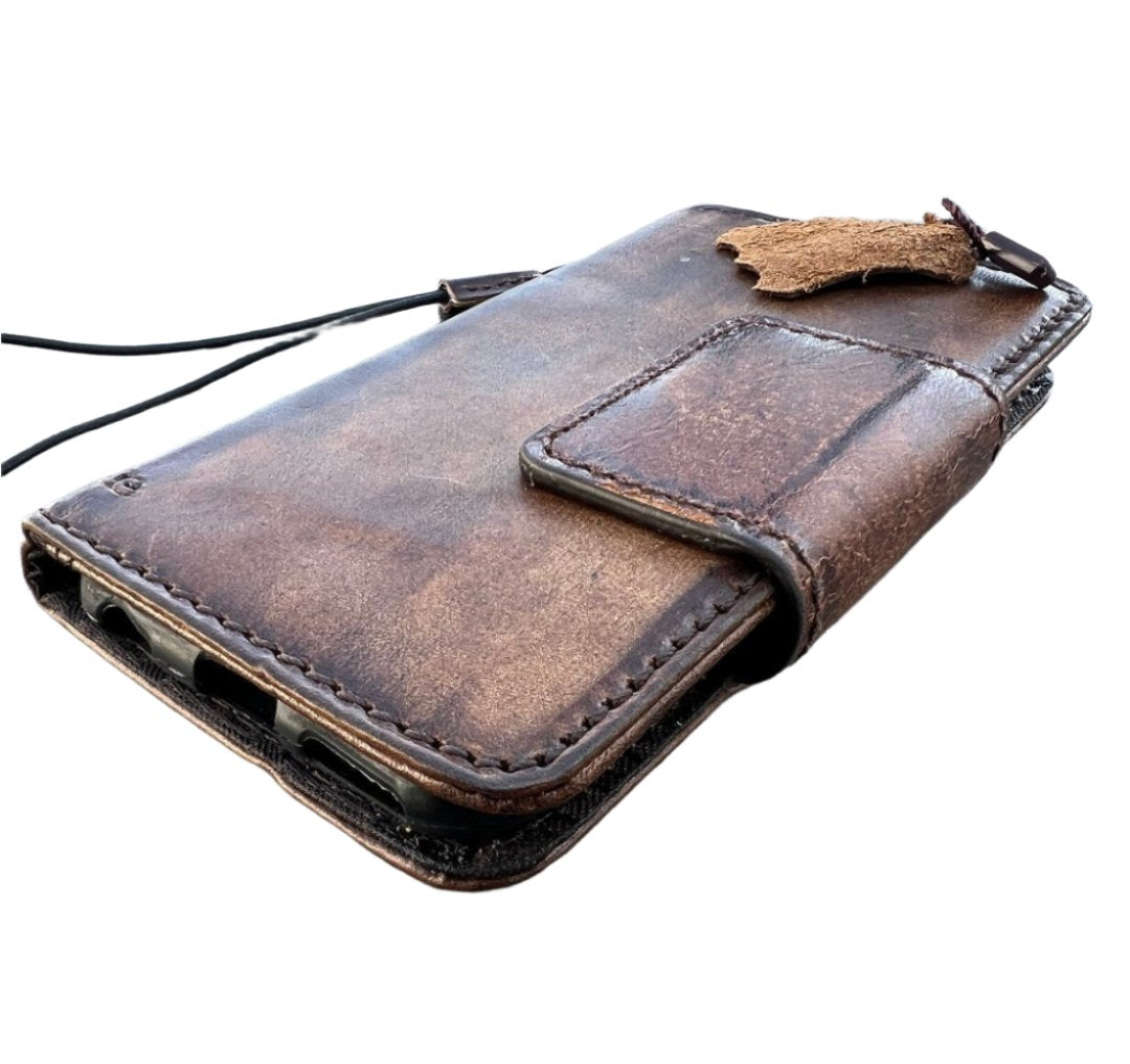 ARICHI Vintage Genuine Leather Case for Google Pixel 10 Pro XL Magnetic Closure Wallet