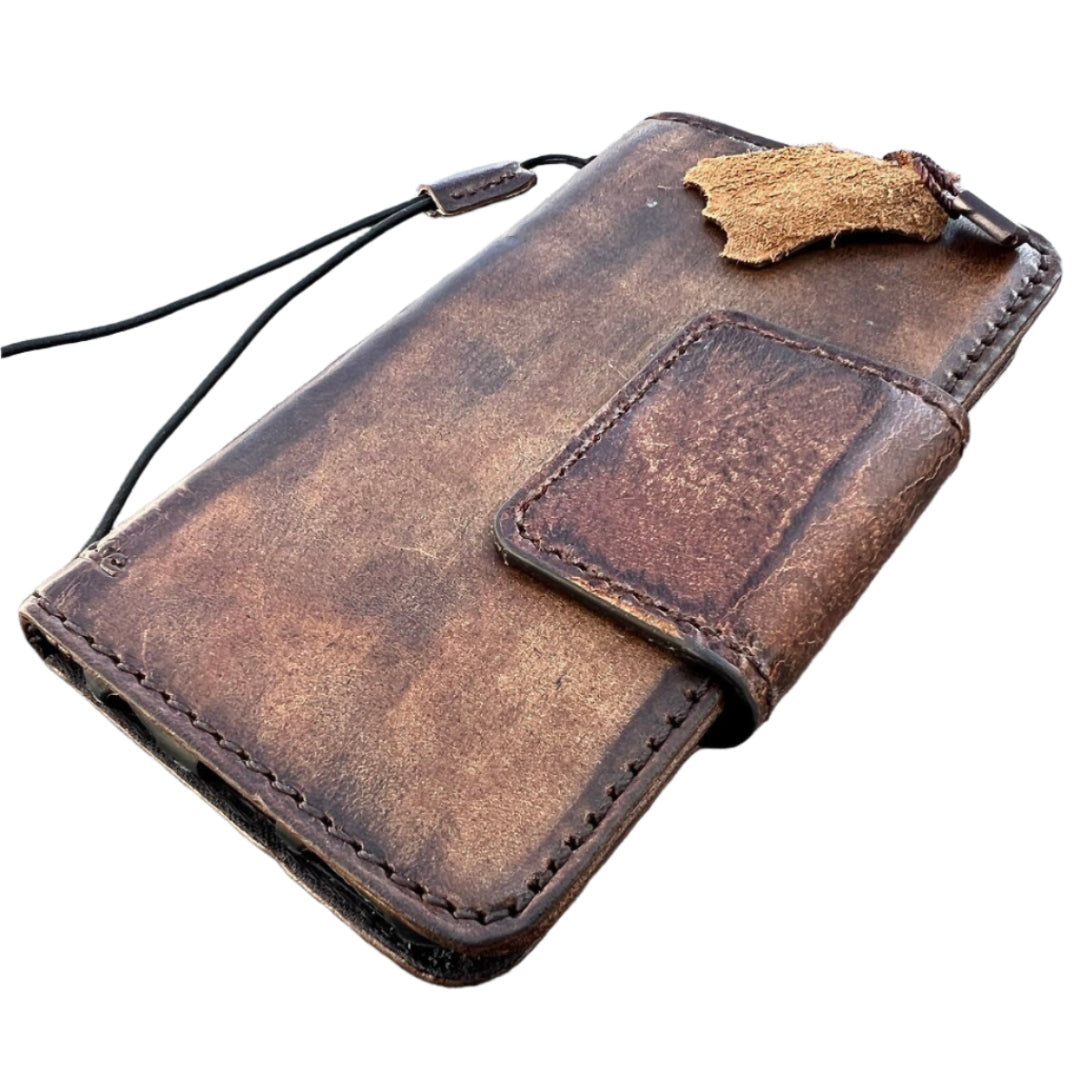 ARICHI Vintage Genuine Leather Case for Google Pixel 10 Pro XL Magnetic Closure Wallet