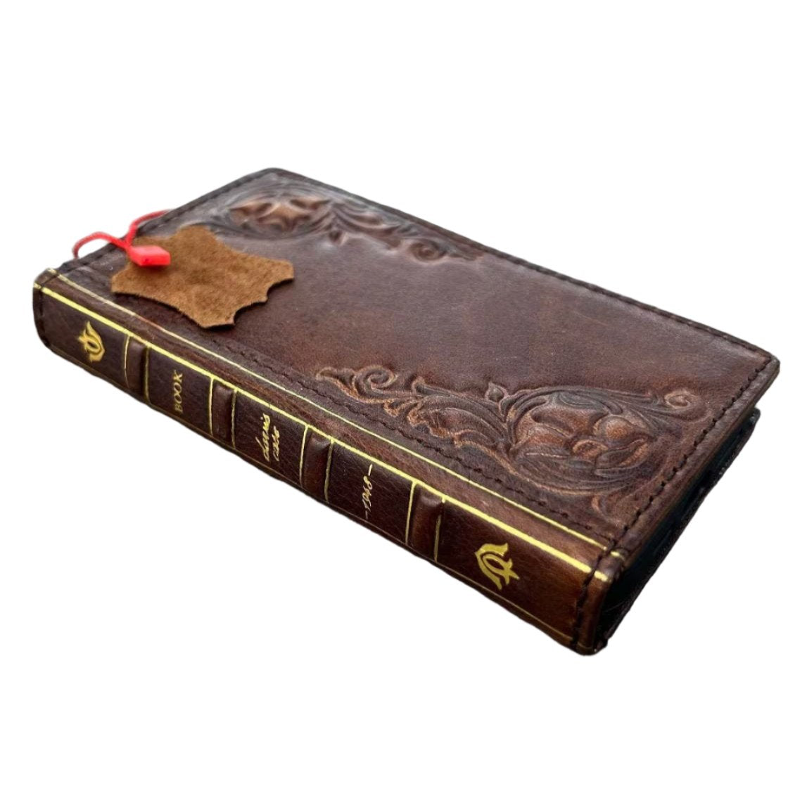 ARICHI Premium Vintage Leather Case for Google Pixel 10 ,9A,Pro XL Fold – Bible Style Book Cover with Card Slots Stamped Decorations Handmade Wallet