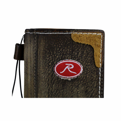 Handmade Leather iPhone Case – Baseball-Inspired Wallet Cover with Waxed Vintage Finish – Suede Stitch Details – Arichi Brand – For OnePlus Open, 8, 8 Pro, 9 9 Pro, 11, 12,13