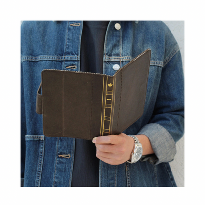 Handmade Leather iPad Case – Book Style | Magnetic Wallet Cover for iPad Pro, Air & Mini