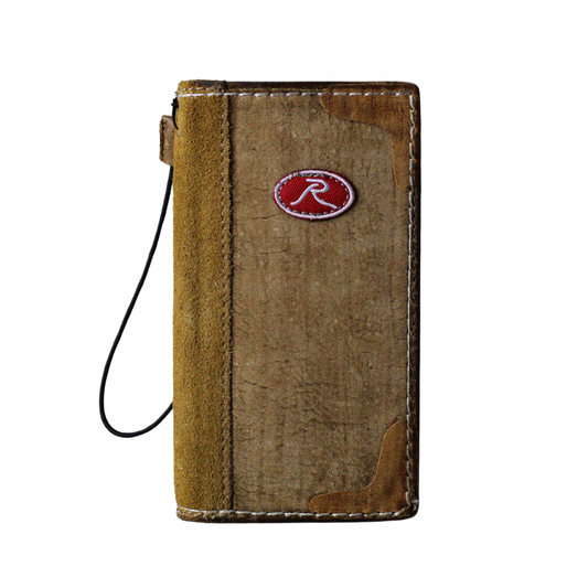 Handmade Tan Leather iPhone Case – Baseball-Inspired Wallet Cover with Waxed Vintage Finish – Suede Stitch Details – Arichi Brand – For iPhone 13 14 15 16 Pro Max and 17 Air