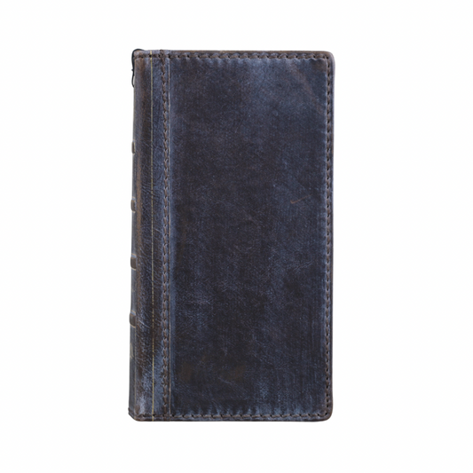 ARICHI Genuine Leather Vintage Bible Style Case for Google Pixel Polished Bible Book