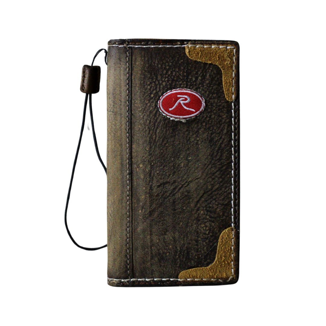 Handmade Leather Pixel Case – Baseball-Inspired Wallet Cover with Waxed Vintage Finish – Suede Stitch Details – Arichi Brand – For Pixel 5-9 Pro XL Fold 9a 7a 6a 5a