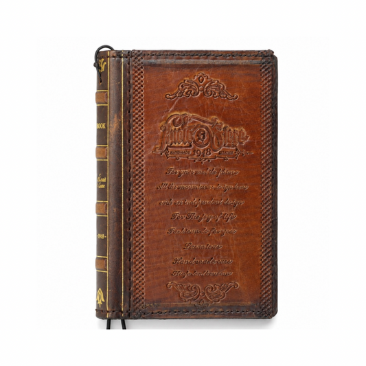 Galaxy Z Fold 8 Leather Wallet Case – Handmade Vintage Book Case