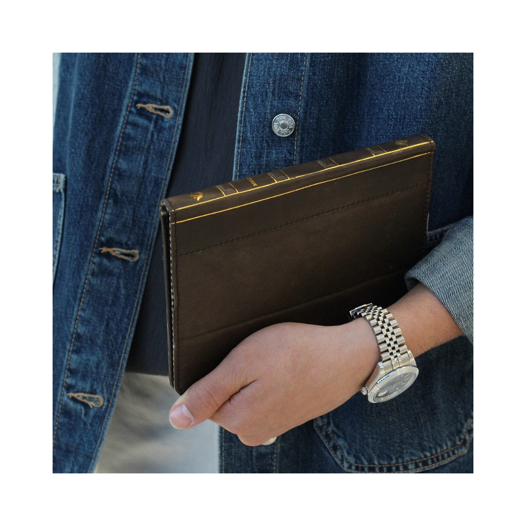 Handmade Leather iPad Case – Book Style | Magnetic Wallet Cover for iPad Pro, Air & Mini