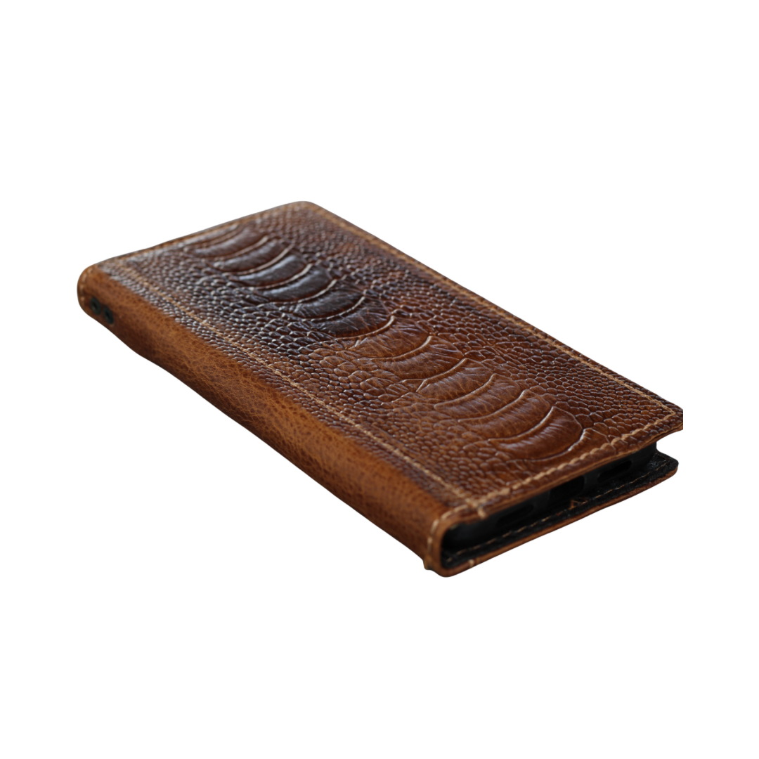 iphone 17e vintage leather wallet phone case