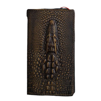 ARICHI Genuine Leather For Galaxy Case – Crocodile Embossed Design Wallet Book Style Cover