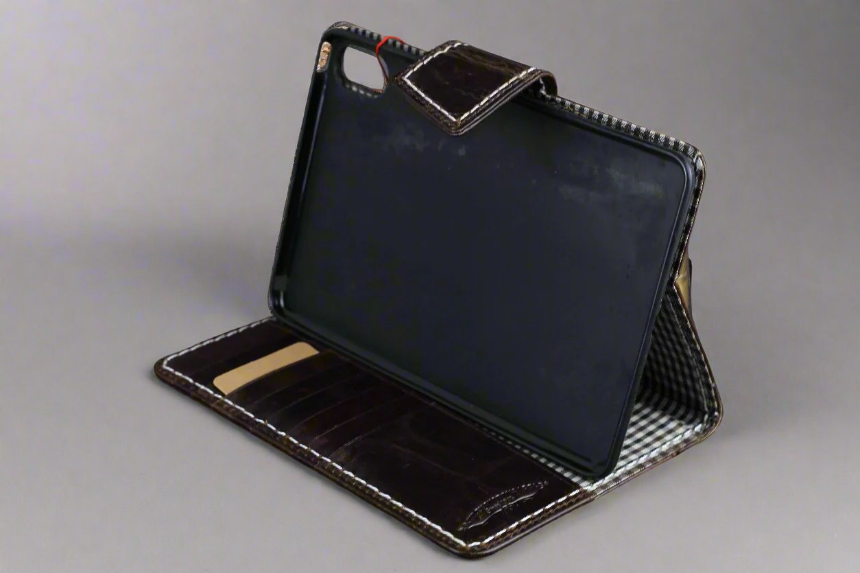 Genuine Leather iPad Case - Thick Stitched and Handmade