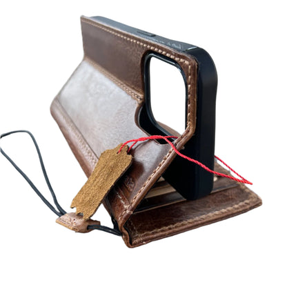 ARICHI Handcrafted Waxed Leather Case for Samsung Galaxy S26 Ultra, A56 Note & Z Fold 7