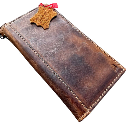 ARICHI Handcrafted Waxed Leather Case for Samsung Galaxy S26 Ultra, A56 Note & Z Fold 7