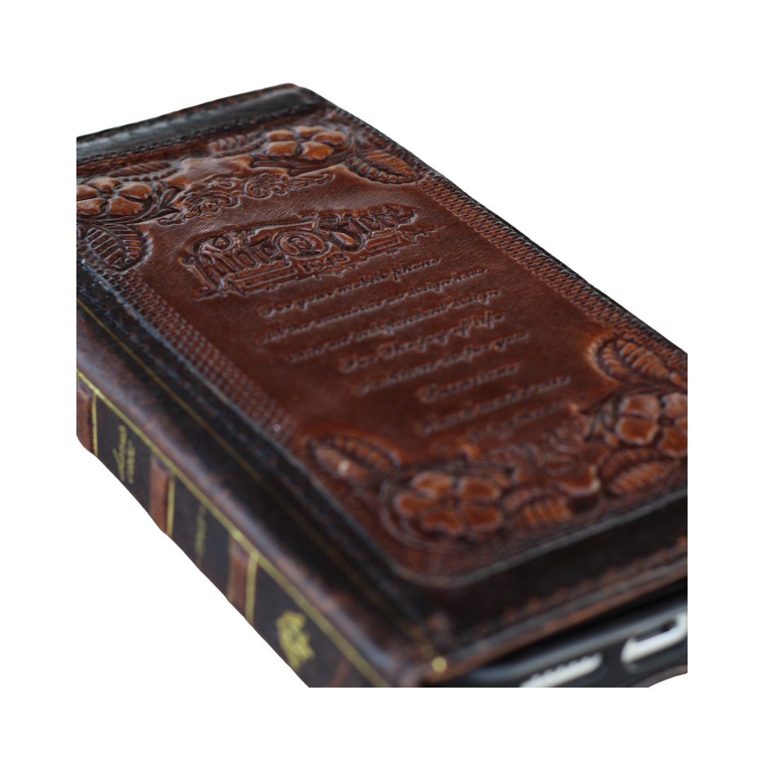handmade leather samsung case