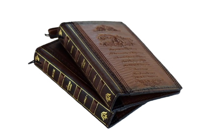 Galaxy Z Fold 8 Leather Wallet Case – Handmade Vintage Book Case