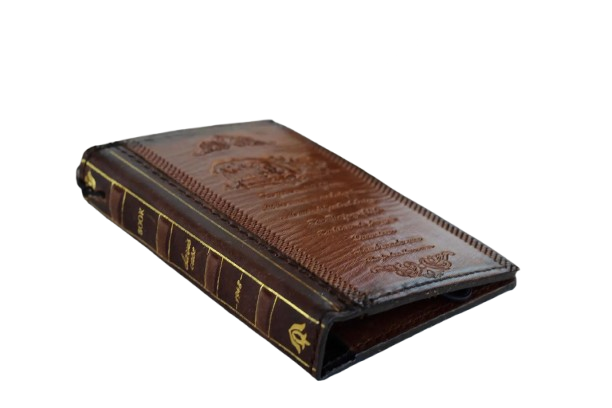 Galaxy Z Fold 8 Leather Wallet Case – Handmade Vintage Book Case