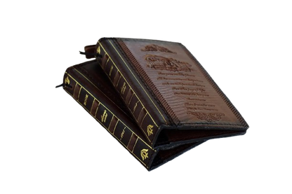 Galaxy Z Fold 8 Leather Wallet Case – Handmade Vintage Book Case