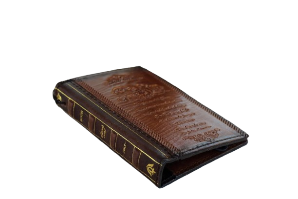 Galaxy Z Fold 8 Leather Wallet Case – Handmade Vintage Book Case