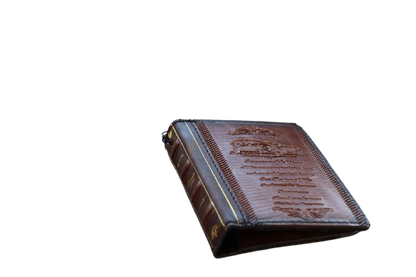 Galaxy Z Fold 8 Leather Wallet Case – Handmade Vintage Book Case